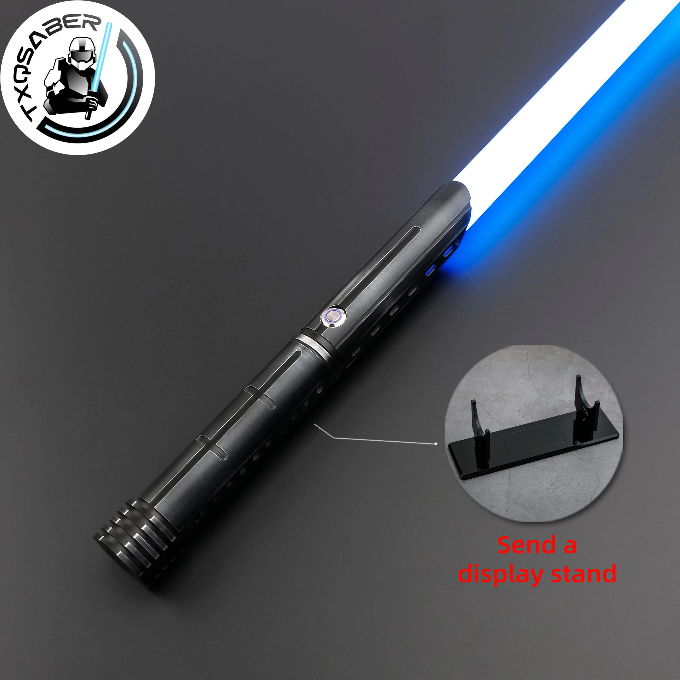 

TXQSABER Lightsaber E32 Pixel RGB Jedi Heavy Dueling Sword Laser Metal Hilt Smooth Swing FOC Lightsabers for Adult Cosplay Toys
