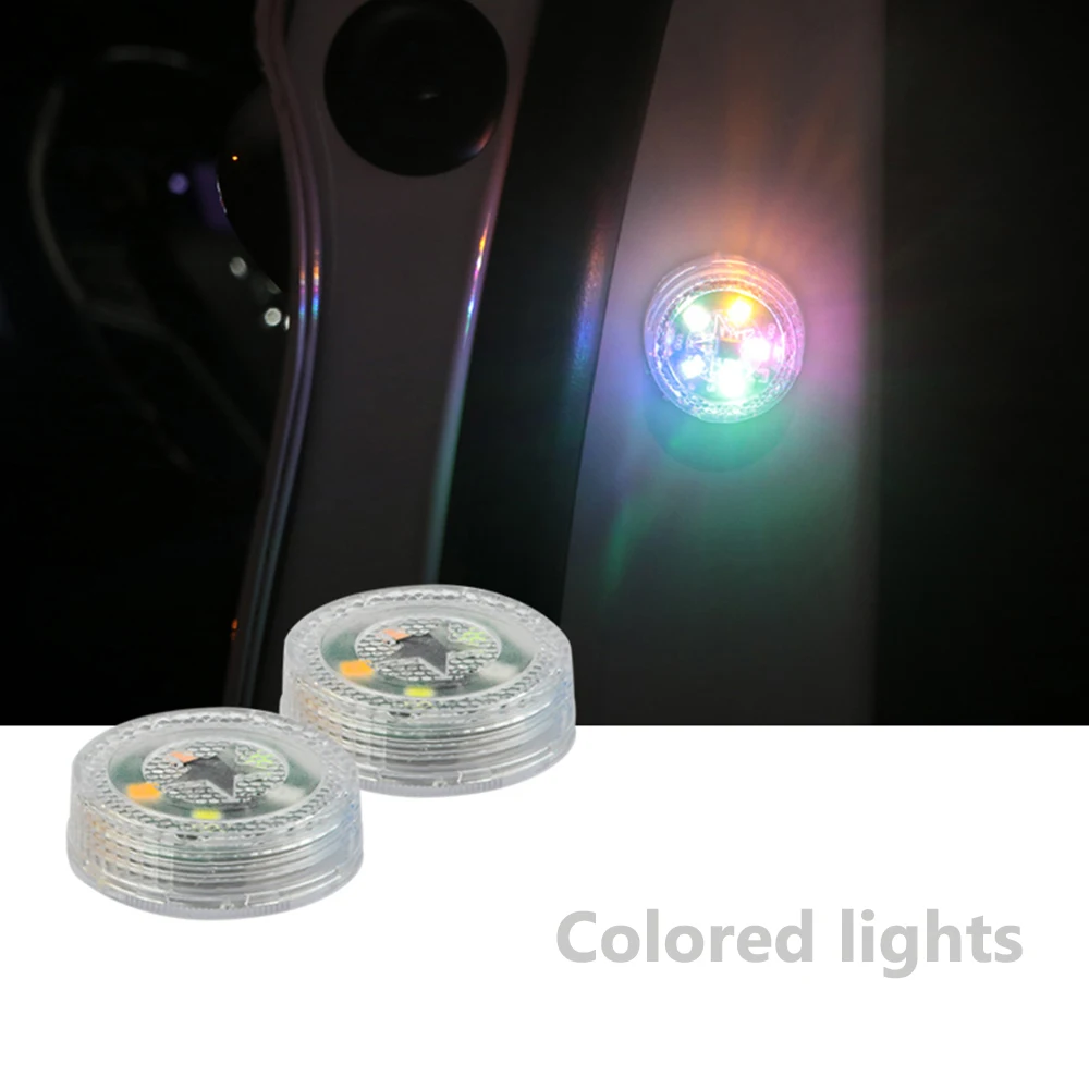 LED Car Opening Door Safety Warning Anti-collision Lights Magnetic Induction Strobe Flash Waterproof Collision Lamps Accessories