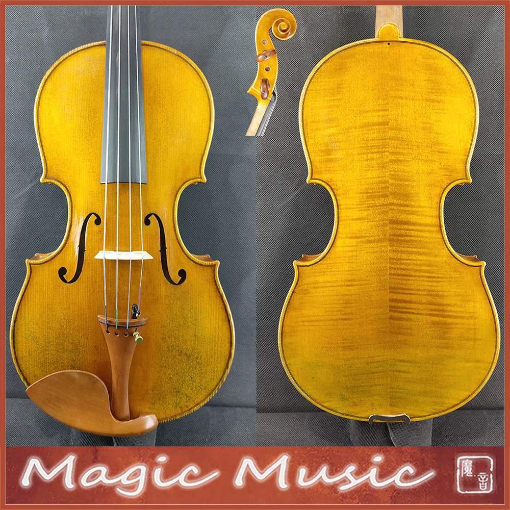 410mm Back Length, Copy of Rogerius Bon Nicolai Amati Master Viola 16 Inch #3944, Russian Spruce, Professional, Oil Varnish