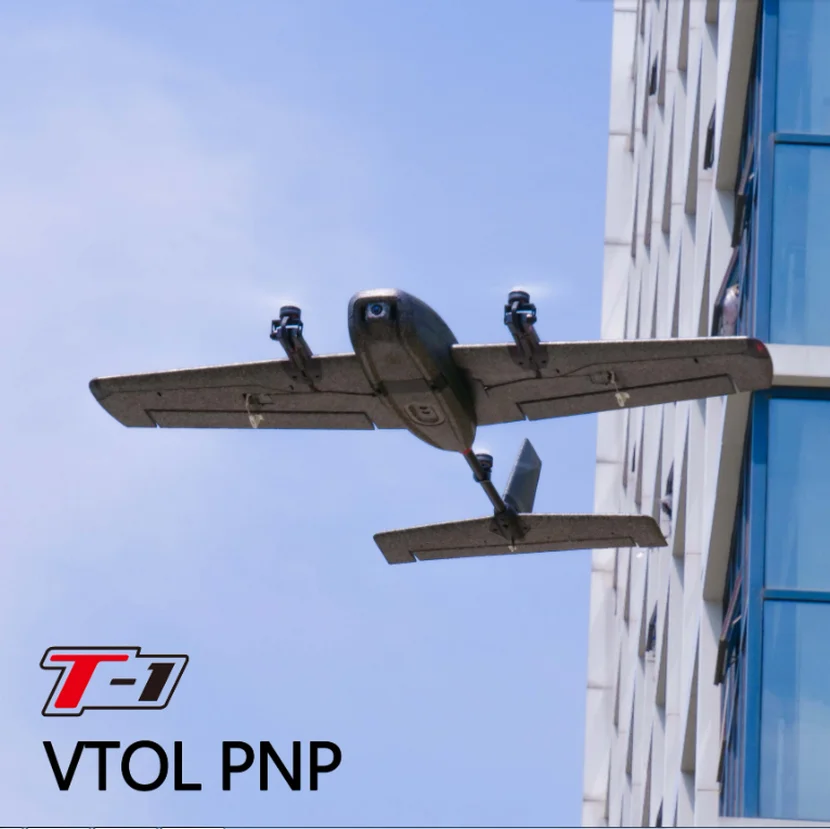 HEEWING/HEE WING w magazynie: T-1 VTOL-PNP samolot FPV Rozpiętość skrzydeł 730MM samolot EPP-zdalnie sterowany samochód PNP