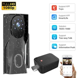 Tuya Smart Video Doorbell WiFi 1080P Video Intercom Door Bell IP Camera Two-Way Audio Works With Alexa Echo Show Google Home