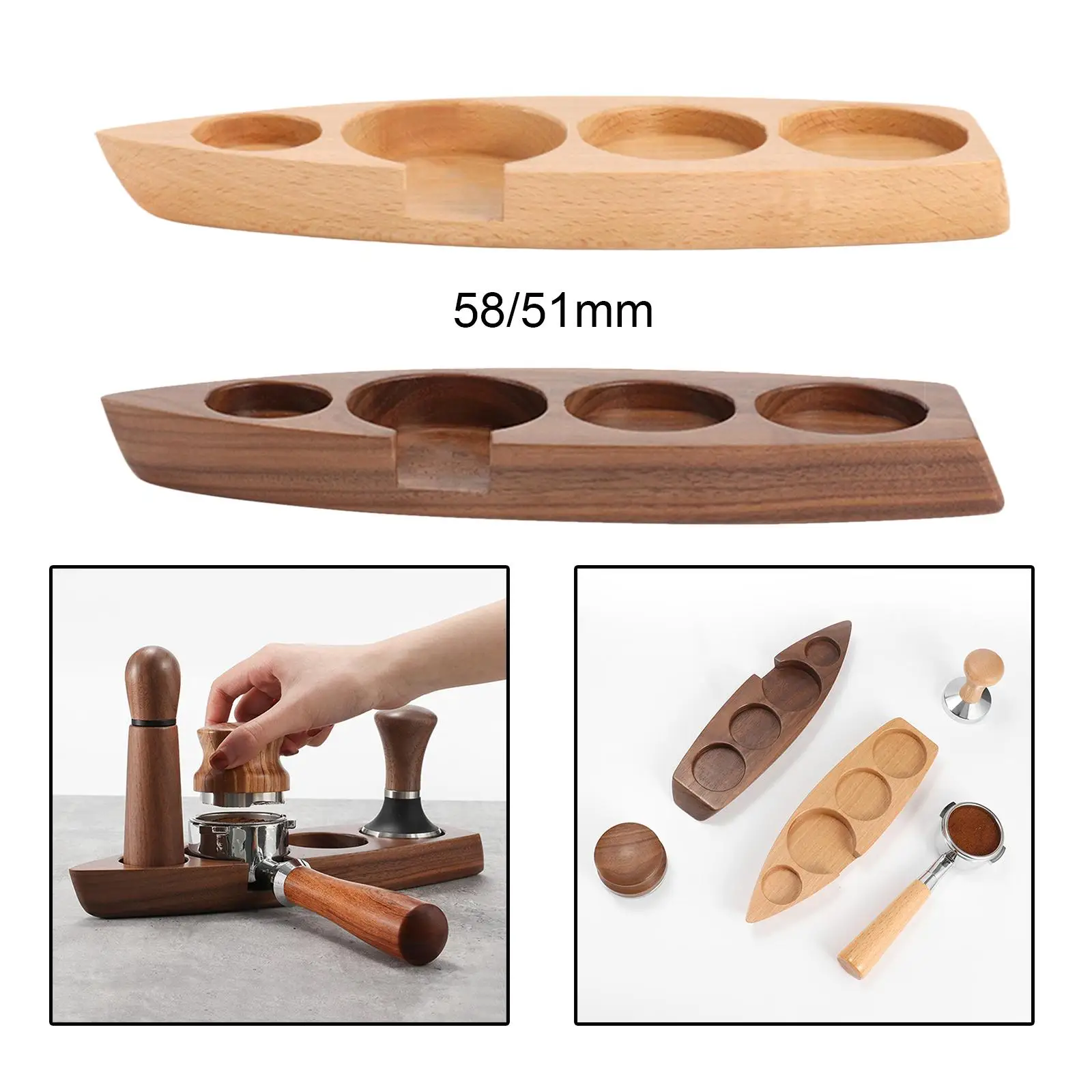 Твердый держатель для тампера для кофе, настольный органайзер для распределителя кофе