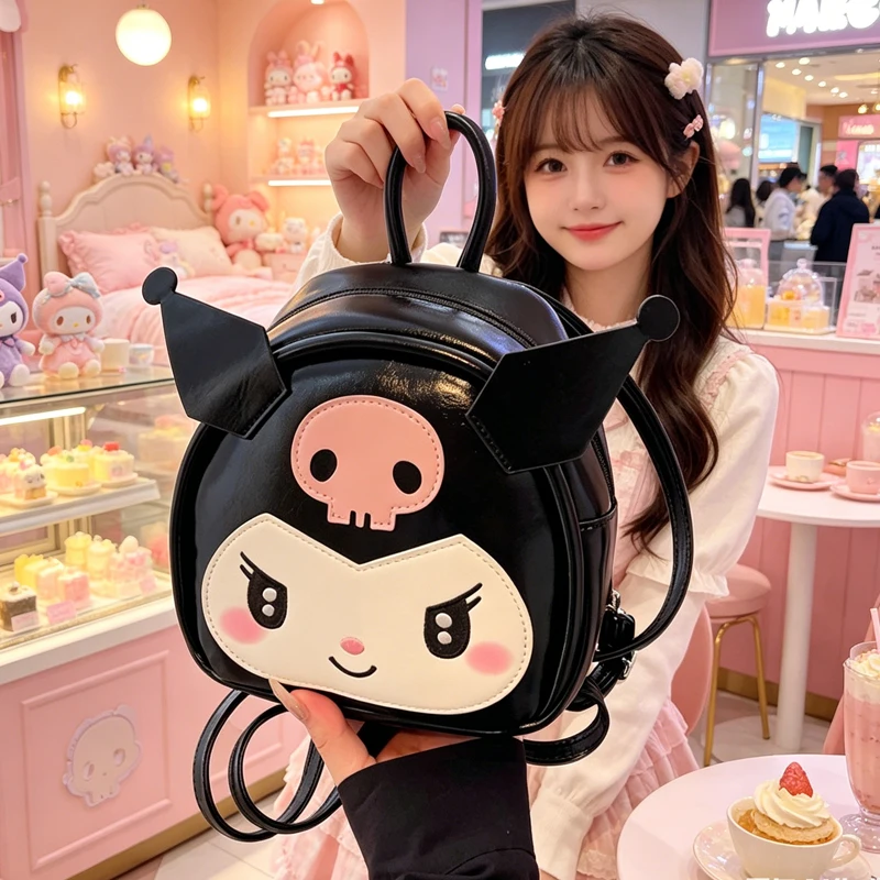 

Kuromi Backpack Cute Cartoon New Small Mini Schoolbag Packet Girl Kawaii Cartoon Bags for Woman Travel Storage