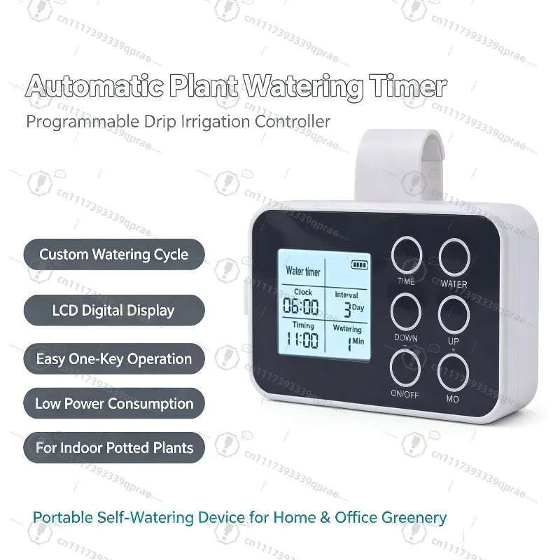 Timed Automatic Plant Watering Machine Portable Drip Irrigation Kit For Indoor Potted Flowers Office Greenery Care
