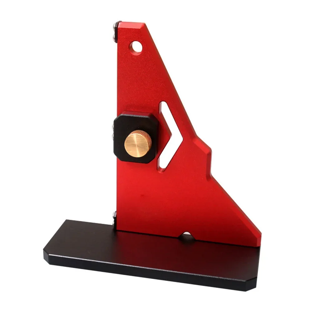 Right Angle Corrector for Table Saw Plates Featuring Adjustable Stopper Compatible with Multiple Woodworking Saws