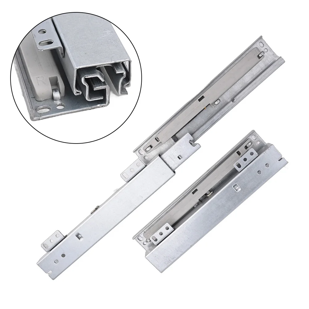 550mm Drawer Guides 55cm Full Extension Drawer Hydraulic Cylinder Reliable Home Choice Sturdy Construction Three-Stage Design