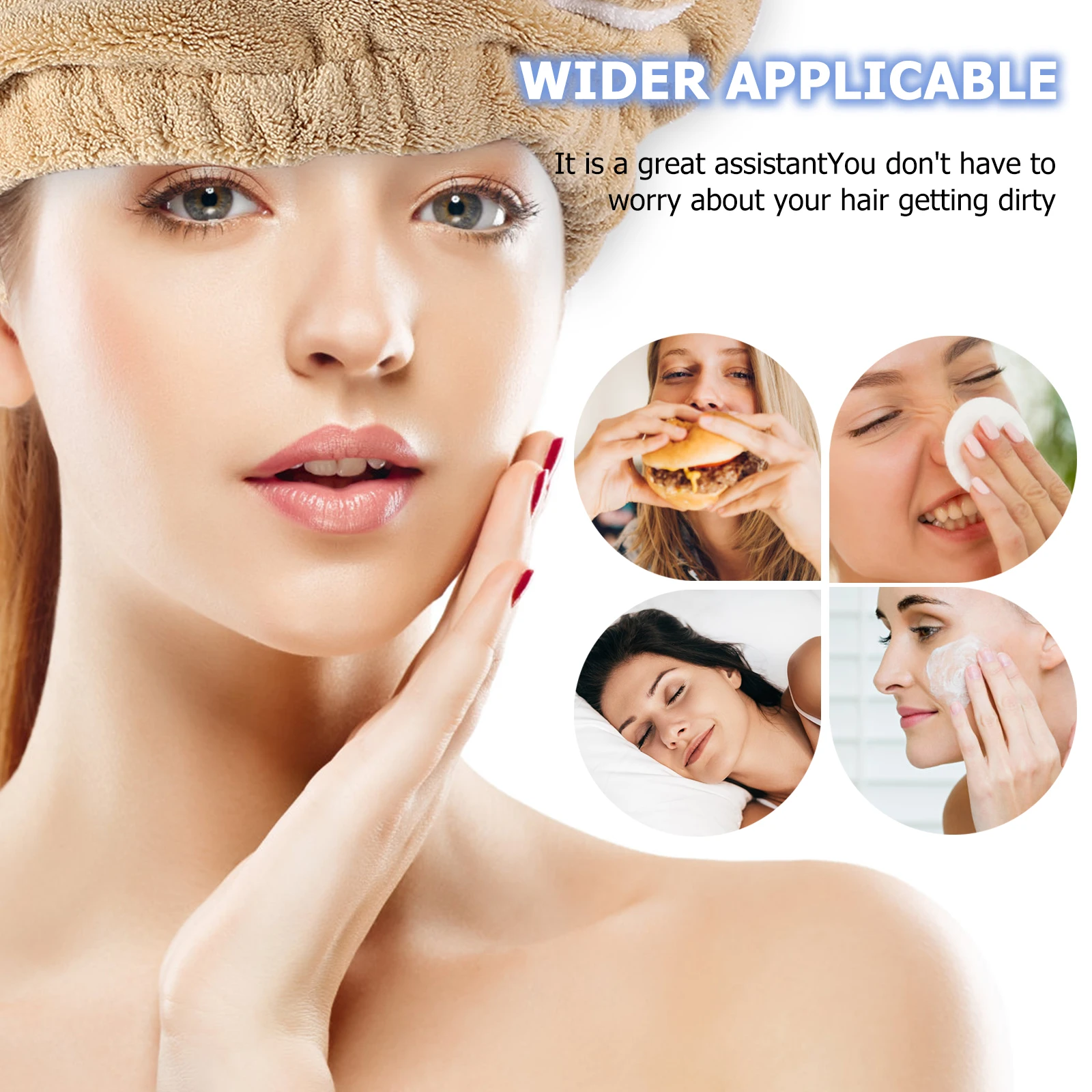 

Deer Horn Hair Towel Cap Thickened Microfiber Quick Dry Hair Wrap For Women Ultra Absorbent Shower Bath Drying Head Towel