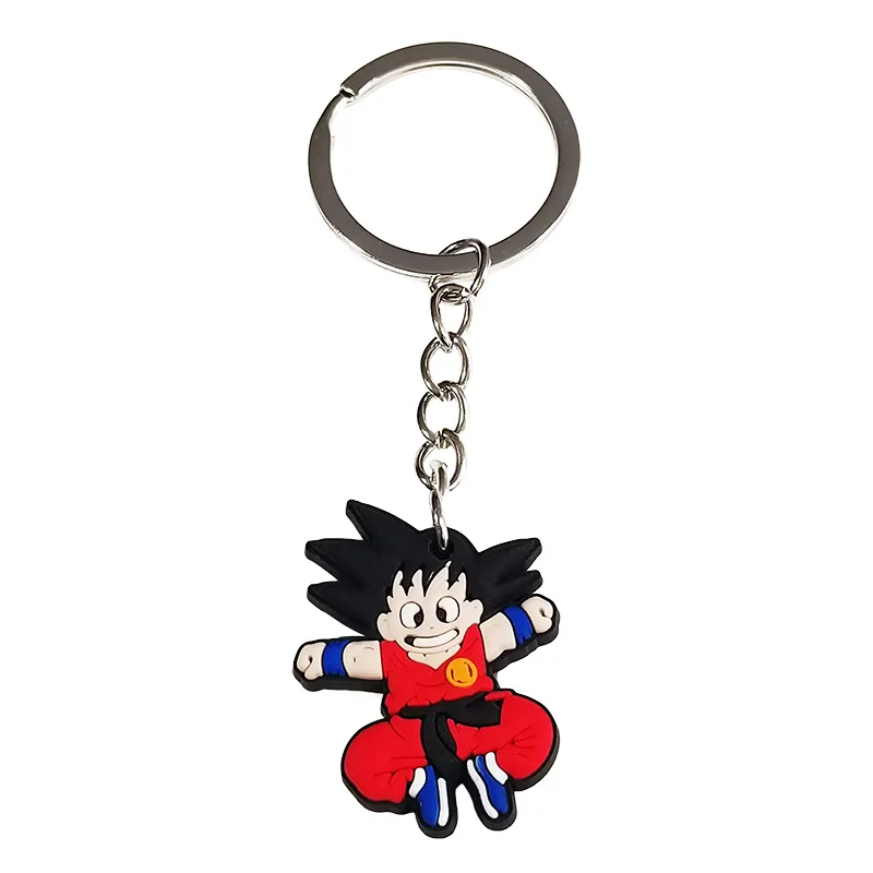 Dragon Ball Anime Son Goku Vegeta PVC Doll Cars Keychain Pendant for Men and Women Universal Decorative Products Accessory Gift