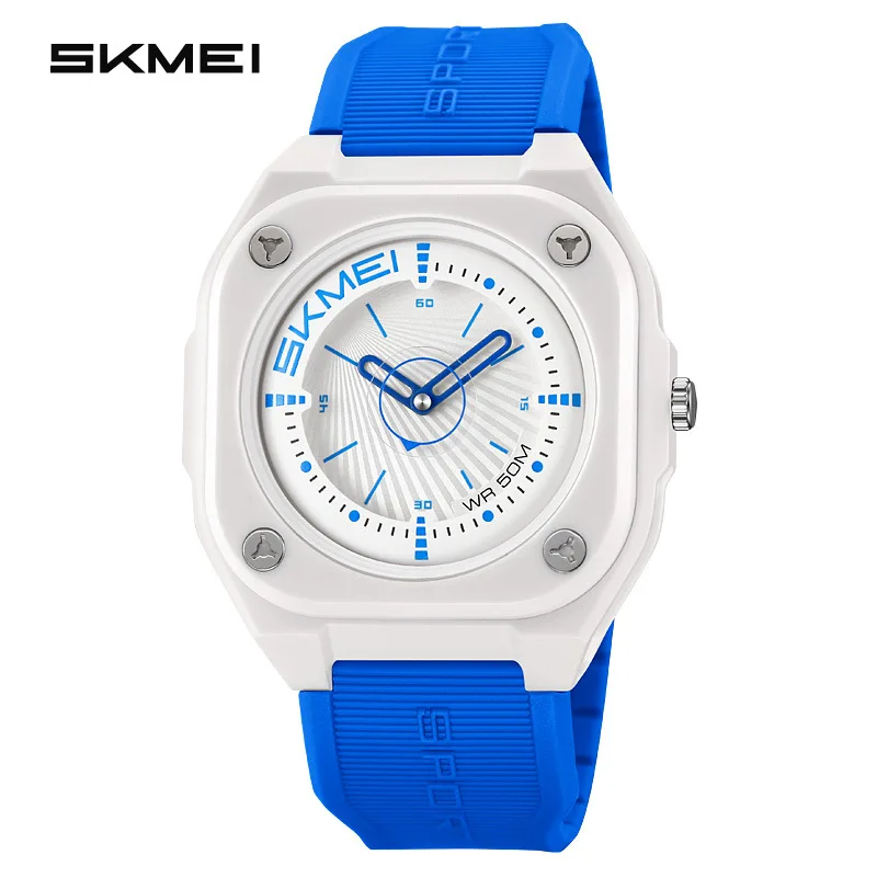 ساعة SkmeiPersonalized Creative للرجال مقاومة للماء كوارتز ساعة رياضية خارجية للطلاب