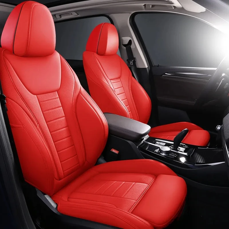 

Professional custom car parts seat cover with 5-seater full set of high-quality leather, designed specifically for BMW X3 3 seri