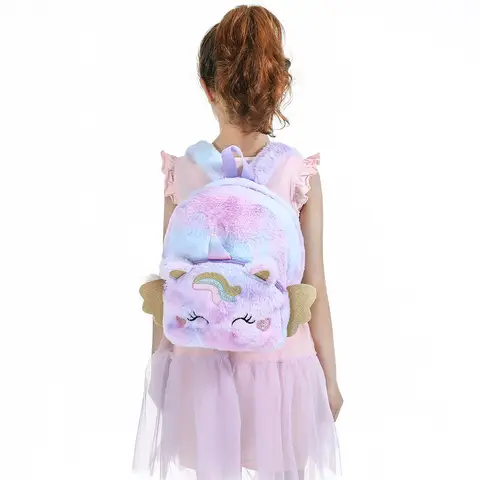 Zaino Kawaii Per Ragazze Con Borsa Termica - Set 2 Pezzi, Impermeabile, Con Tasca Antifurto, Per Scuola Elementare