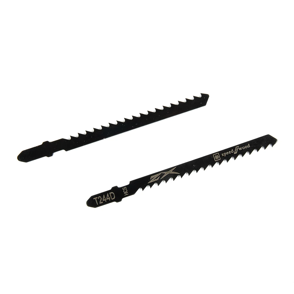10 個 HCS ジグソーブレード T244D T シャンク湾曲ジグソー切断用木板プラスチックマキット電動工具アクセサリー