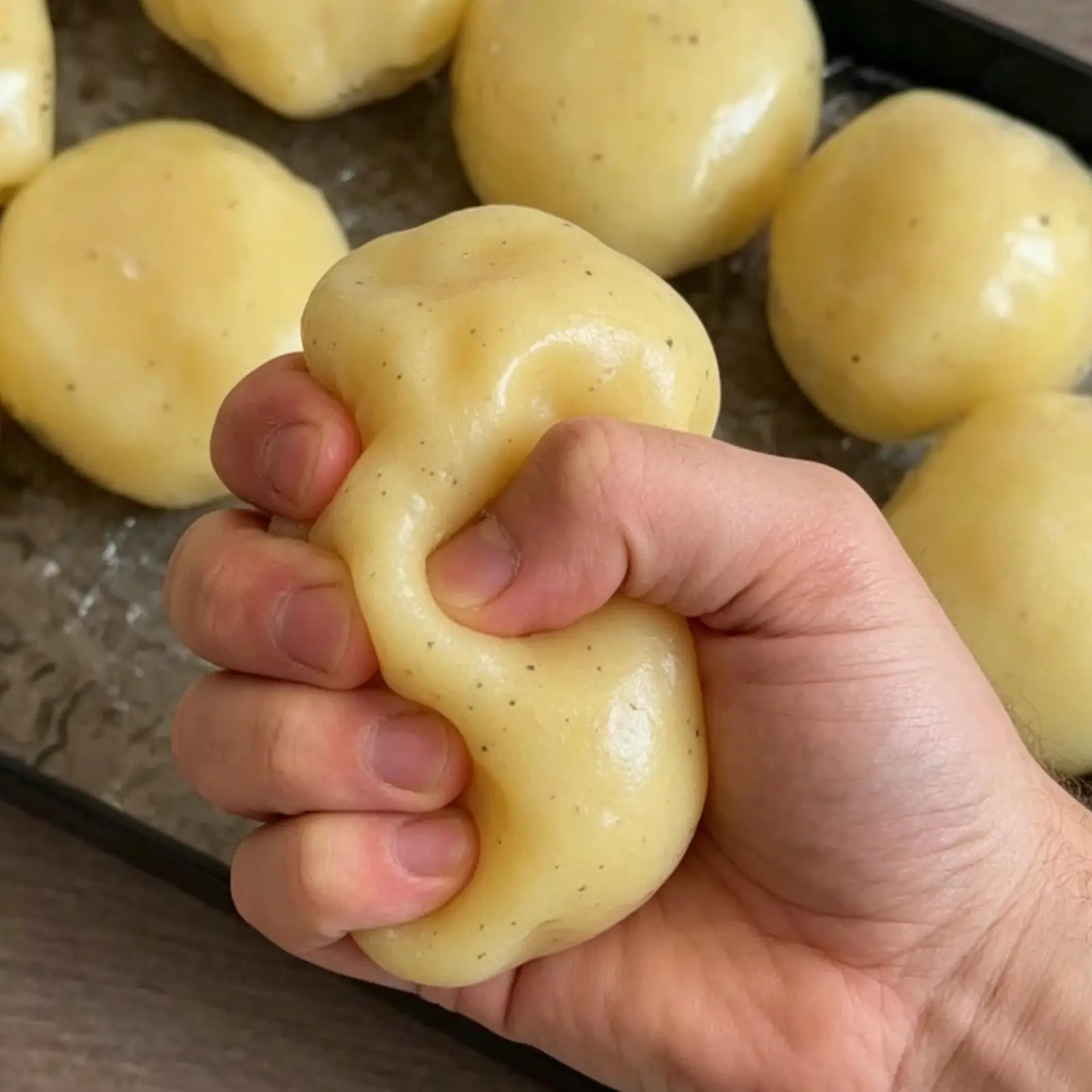 Fidget Squeeze Toy Weiche Künstliche Kartoffel Basteldekoration Quetschspielzeug für Erwachsene Jugendliche Innenräume Klassenzimmer Arbeit Reise Zuhause Geburtstag