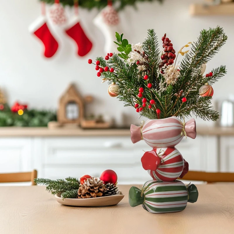 

Nordic Ins ceramic candy vase decoration living room bedroom dining table art flower arrangement decoration wedding decoration