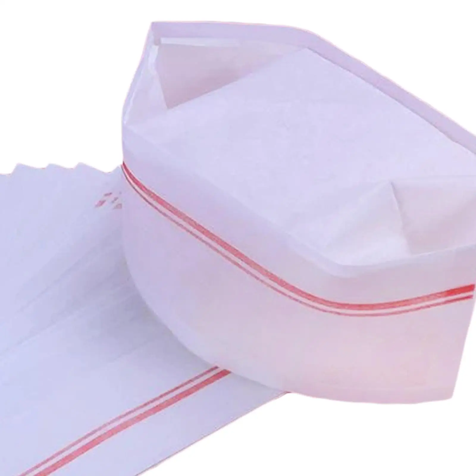 ケータリングクラスレストラン用使い捨てシェフハット紙キャップ40個パック