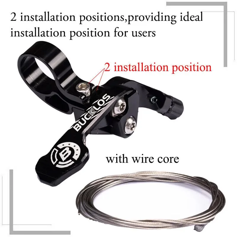 Mountain Bike Dropper Seatpost Remote CNC Aluminum Alloy Bicycle Remote Lever Wire Control MTB Dropper Seat Tube Lift Switch