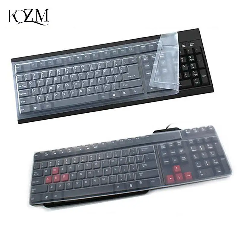 Universal Silicone Desktop Computer Keyboard Cover Skin Protector Film Cover