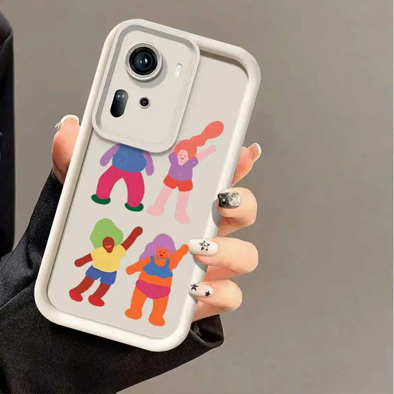 Reno11 Close Friends Sky Eye Ladder Phone Case For OPPO Reno 11Pro 10ProPlus 10 9 9Pro 8T 8 8Pro 8Lite 8T 7 6Z 6 5 4 2Z Cover