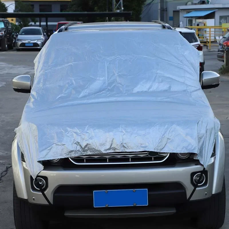 For 10-16 Land Rover Discovery 4 Snow And Sun Protection Front Windshield Sunshade Four Seasons Universal Polyester Taffeta