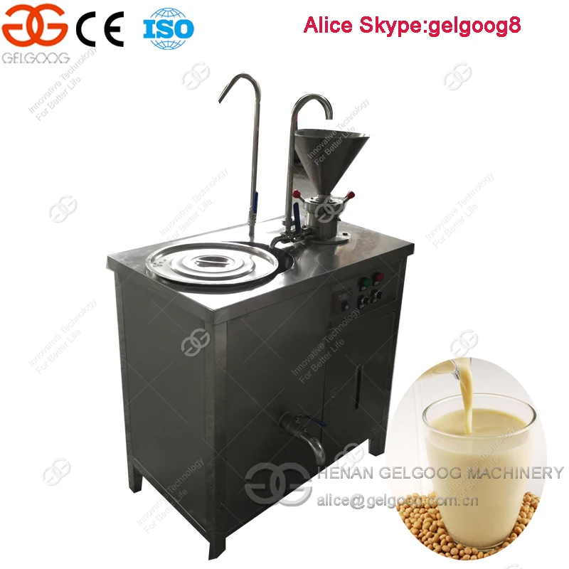 ماكينة أوتوماتيكية لصنع حليب الصويا ، حليب اللوز والفاصوليا الحمراء ، بروتين مصنع معالجة الزبدة