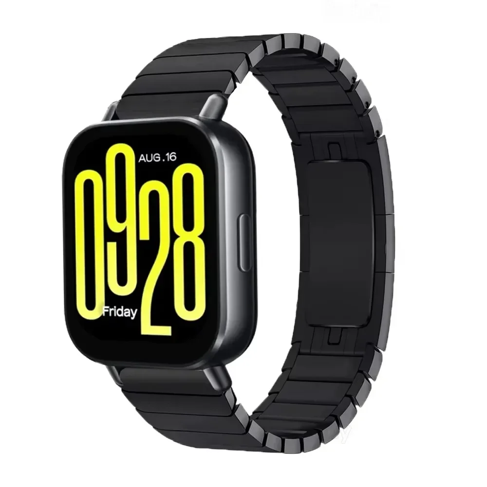 Correa de Metal de 22mm para Redmi Watch 5 Active/Lite pulsera de acero inoxidable de alta gama para Huawei Watch GT5/4 Pro 46mm Amazfit GTR 4