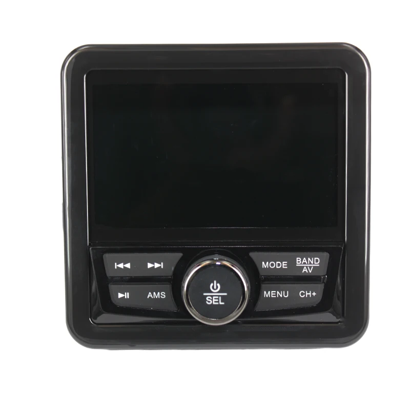 Marine Stereo for Bluetooth Car Audio Player Waterproof Motorcycle Ship Audio System with Auto FM AM Radio for SPA UTV