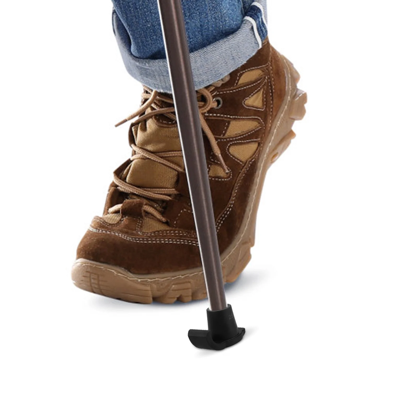 Elderly Walker Portable Skis Practical Crutch Tips Anti-skid Nonstick Snowboard