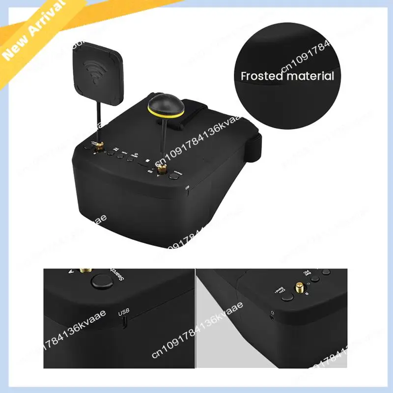 M01K LS-800D FPV Óculos 5.8G 40CH 5 Polegadas 854X480 DVR Gravação/Storagem Antenas Duplas 2000Mah Para RC Racing Drone
