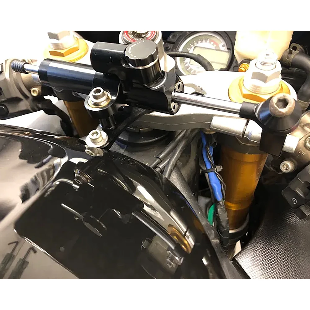 ZX6R Damper New Motorcycle Accessories For Kawasaki Ninja ZX6R Ninja ZX-6R 2005-2006 Steering Damper With Bracket view 2