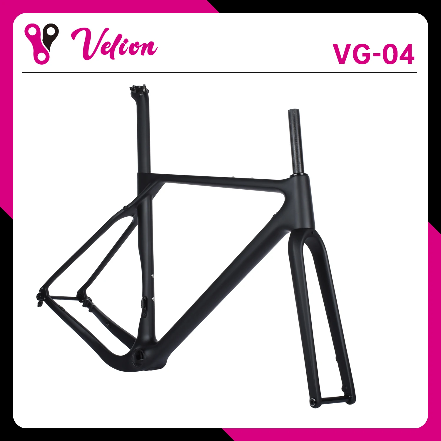 

Gravel Frameset Carbon Gravel Frame Flat Mount Disc Brake 700C/27.5er Max Use 40C/2.1 Tire Road Bike Telaio Bici Da Strada Carb