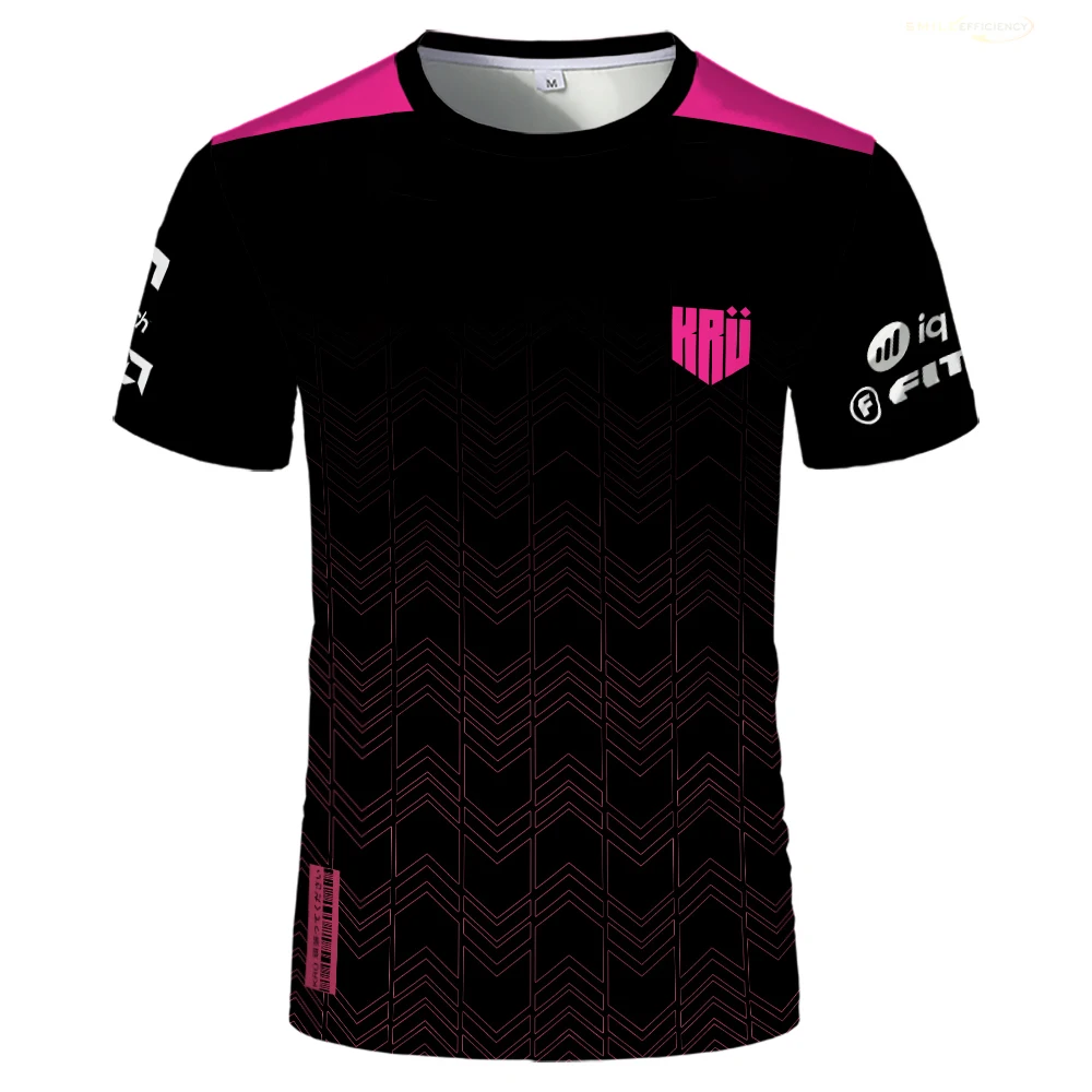 2024 Esports Team Uniform Original Design Men T-shirt Summer Sports Short Sleeved T Shirt VALORANT LEC O Neck Game Fans Tops Tee