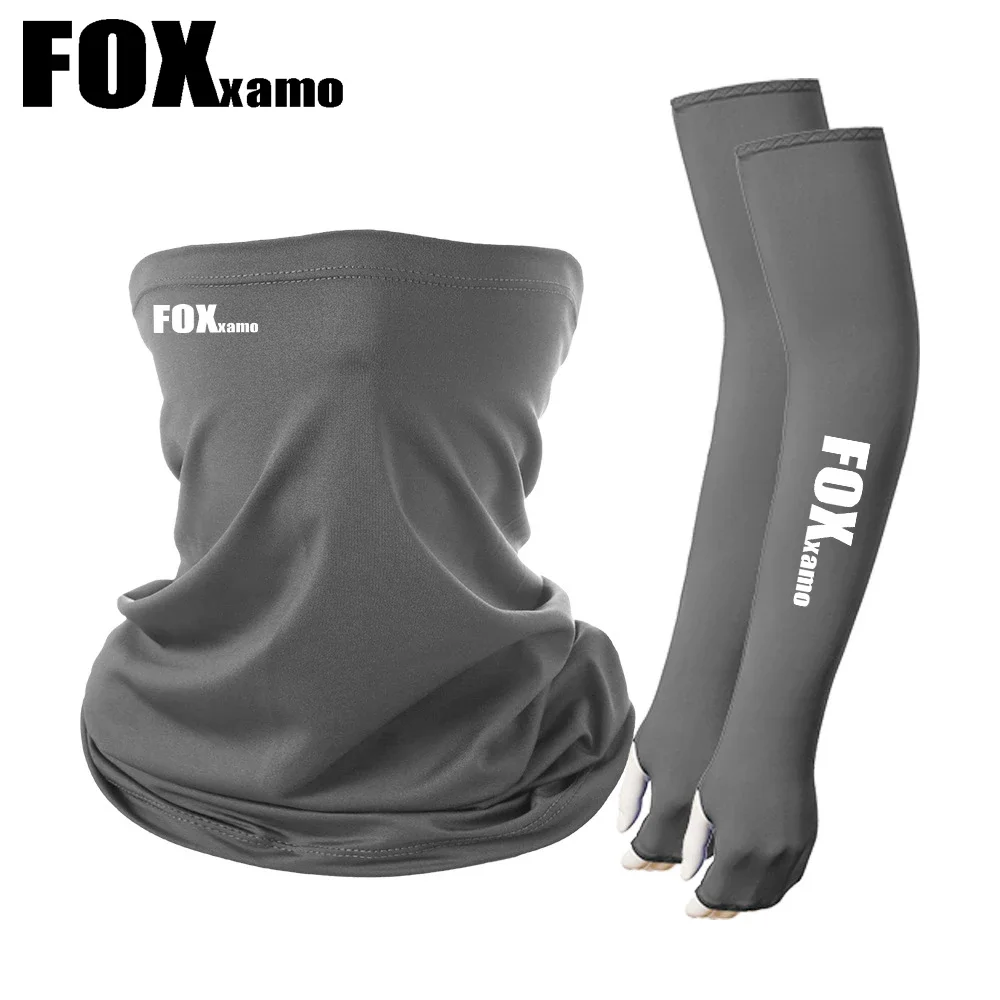 Fox Xamo Outdoor Sports and Cycling Equipment Summer Men and Women Ice Silk Sunscreen Sleeves Riding Magic Headscarf Set