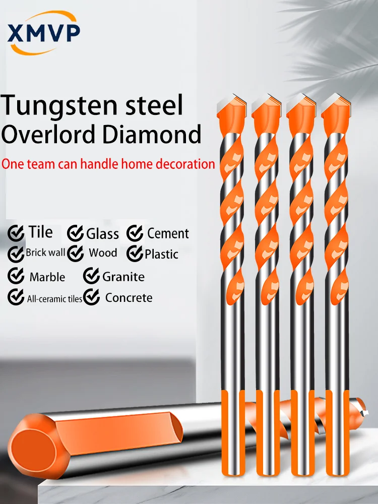 

Сверло для плитки, сверление бетона, ручное сверло для цементных стен, специальное сверло Bawang, набор треугольных сверл из сплава 6 мм