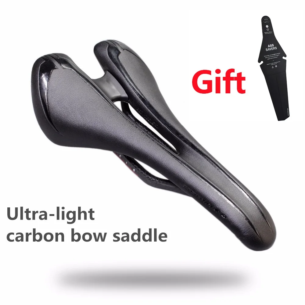 

Lightweight Carbon Rail Saddle, MTB Road Bike Seat Cushion, EVA Sponge, Comfortable Bicycle Parts, New, 2022