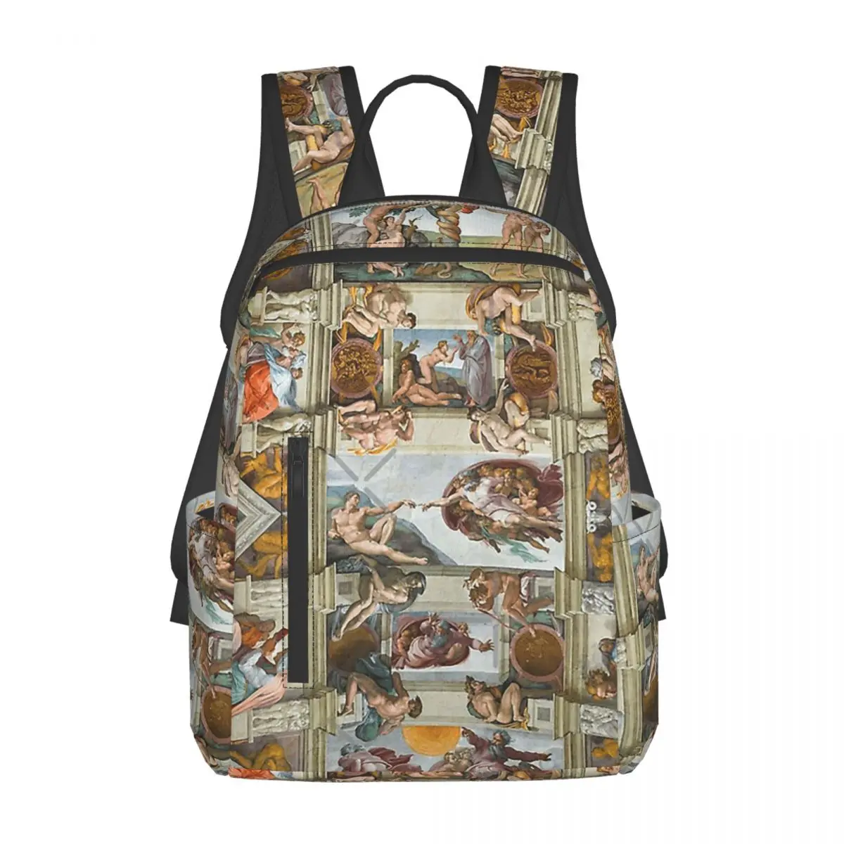 Michelangelo – Der Rucksack der Sixtinischen Kapelle, Tagesrucksack, große Kapazität, Kinder-Büchertasche, Schultasche, Umhängetaschen für Männer und Frauen