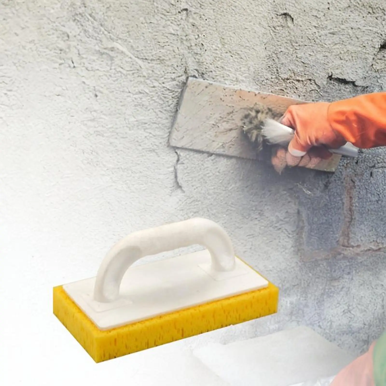 

Grout Float for Tile Sturdy for Concrete with Handle Compact Tile Wash Board