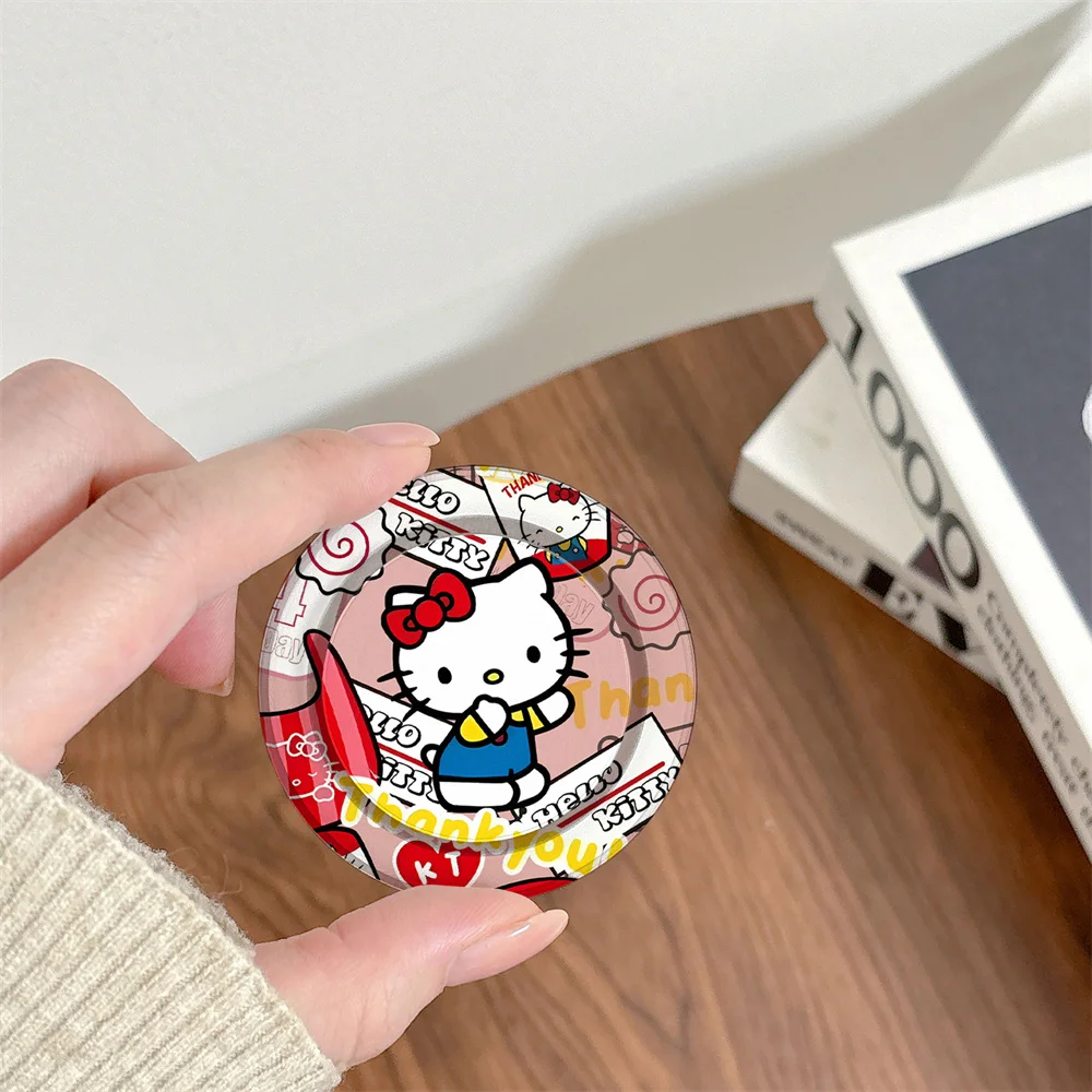 New Cute HelloKitty Puzzle Magnetic Telescopic Phone Stand Magsafe Portable Magnetic Stand Birthday Gift