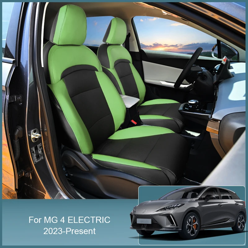 

Car Customized For MG 4 Electric 2023-Present Car PU Leather Full Surrounding Seat Cushion Cover Protect Waterproof Accessory