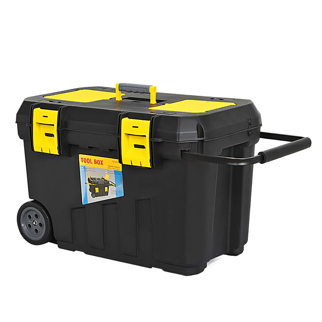 2026 Popular Plastic Storage Box With Wheels And Handle/ Large And Professional Toolbox With Cost-Effective