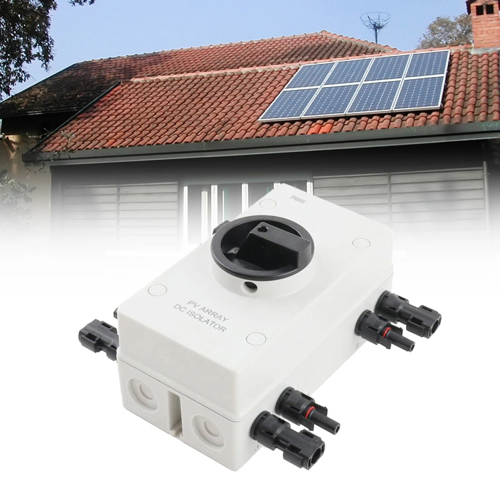 Solar PV DC Disconnect Switch 32A 1000V IP66 Waterproof Rated with Fast Time and Modular Design for Various Uses