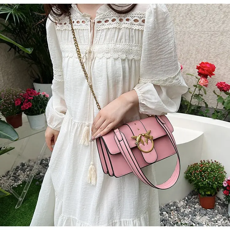 ‌ Borsa da donna chic e minimalista: borsa quadrata in morbida pelle, tracolla e tracolla, compatta ed elegante, idea regalo