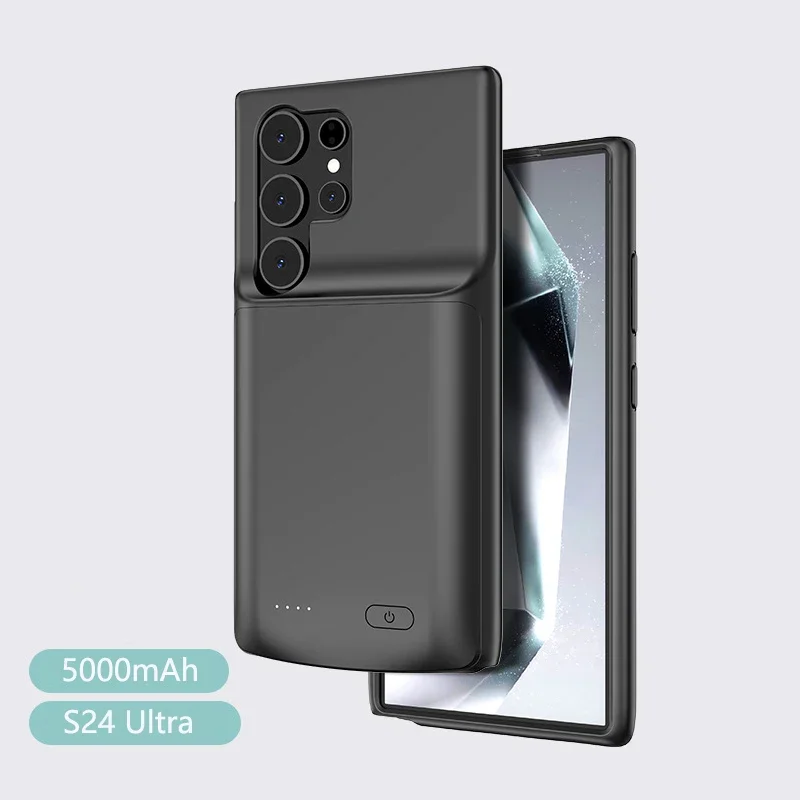 

Power Bank 5000mAh Battery Charger Case for Samsung Galaxy S24 S23 22 S21 Plus Ultra Thin Backup Battery Charger Case Powerbank