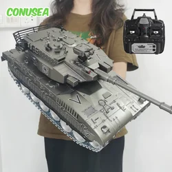 1/18 Big Rc Tank Remote Control War Tanks con Shooting Radio Controlled Car modello di camion militare per ragazzi bambini regali per bambini