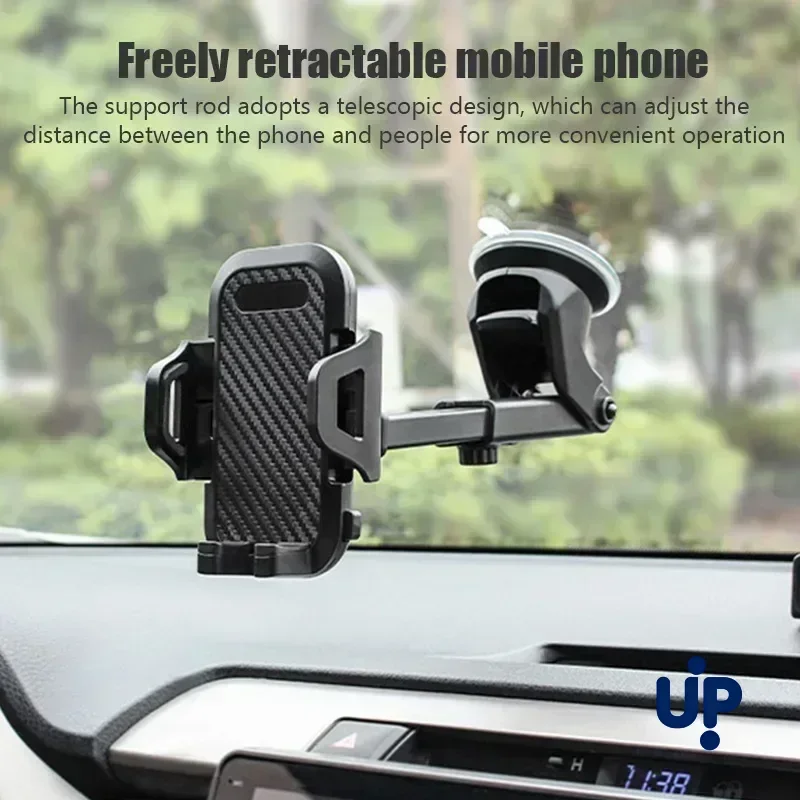 NOUVEAU Support de téléphone universel pour voiture à ventouse 360° °   Support de téléphone portable pour tableau de bord de voiture, pour smartphones
