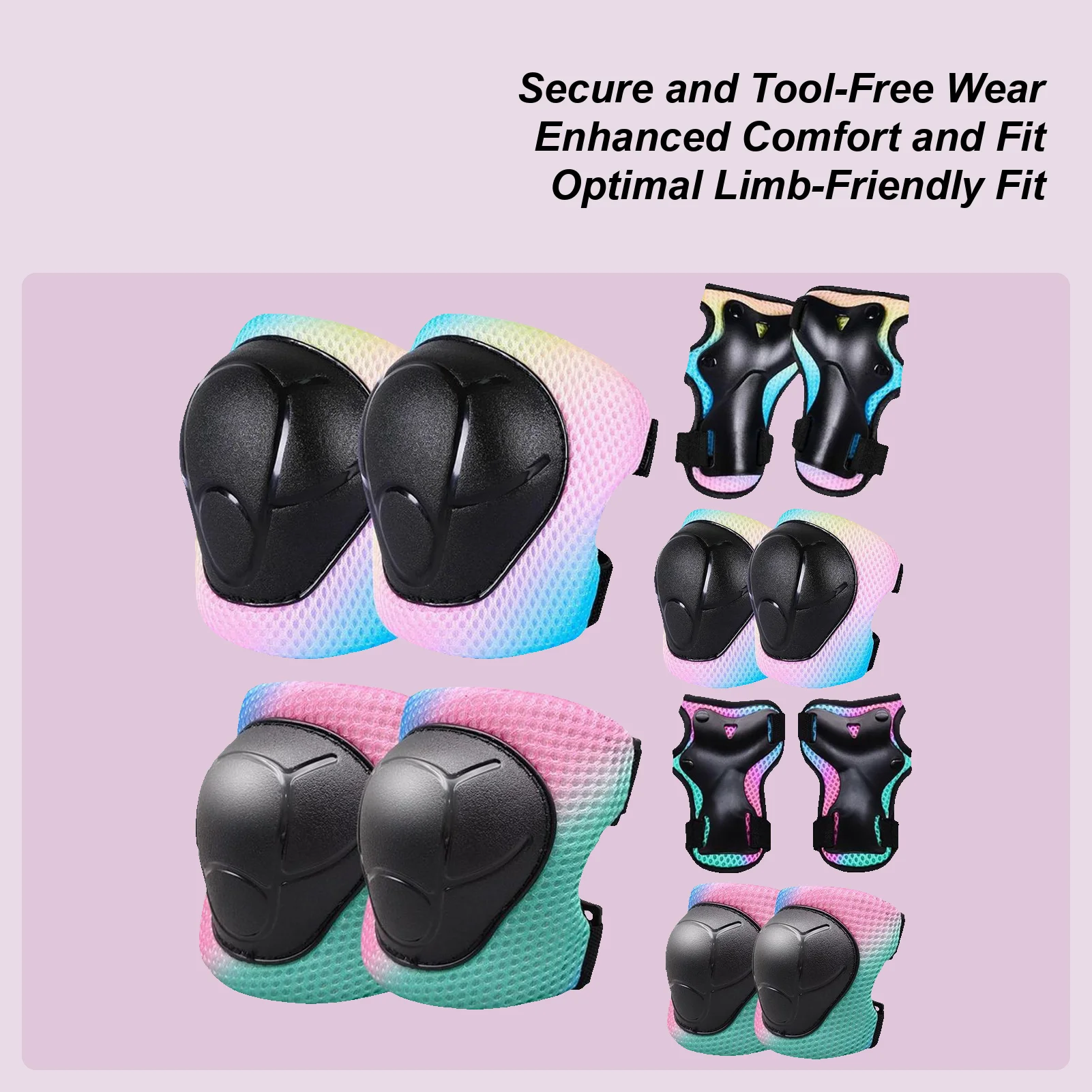 

Наколенники для детей, амортизирующие, дышащие, легкие, детское защитное снаряжение для езды на велосипеде для детей, велосипед для мальчиков и девочек