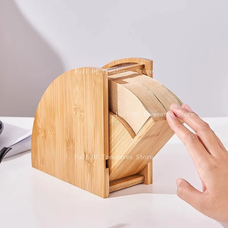 Suitable for Coffee Filter Paper Storage Box V60 Fan-shaped Dustproof Universal Filter Paper Box 100p