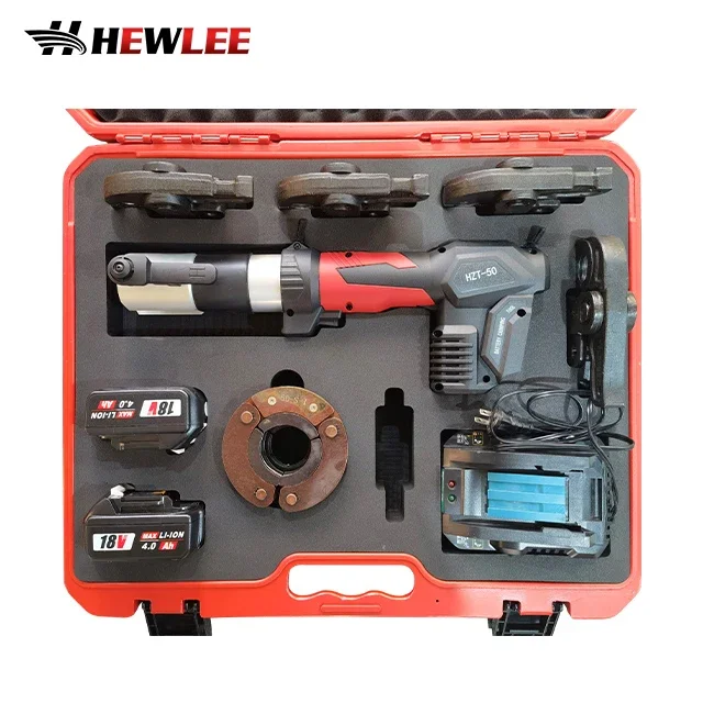 HEWLEE HZT-50 Portable Plumbing Press ToolCopper Stainless Steel Cooper Pex -Pipe Electric Hydraulic Crimping Tool