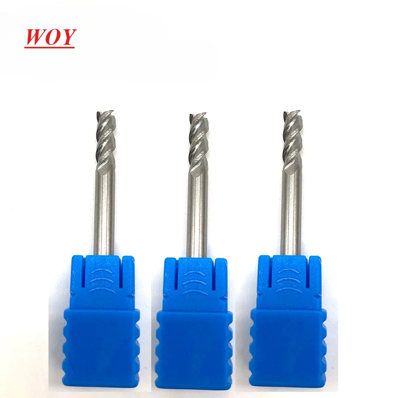 

WOY Milling Cutter Alloy Coating Tungsten Steel Tool By Aluminum Cnc Maching 3 Flute Endmills Top Milling Cutter Wood