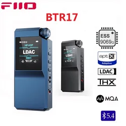 FiiO BTR17 Portable Bluetooth Decoding Earphones Power Amplifier HiFi Custom AAC/SBC/aptX/aptXAdaptive/aptxLossless/atXHD/LDAC