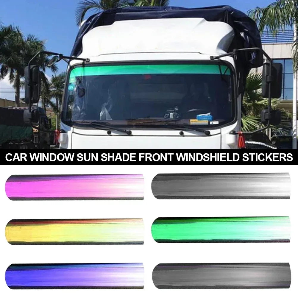 150x20cm Car Sun Shade Front Windshield Sunshade Protector Solar Window Tint Film Heat Insulation Color Changing Film Universal